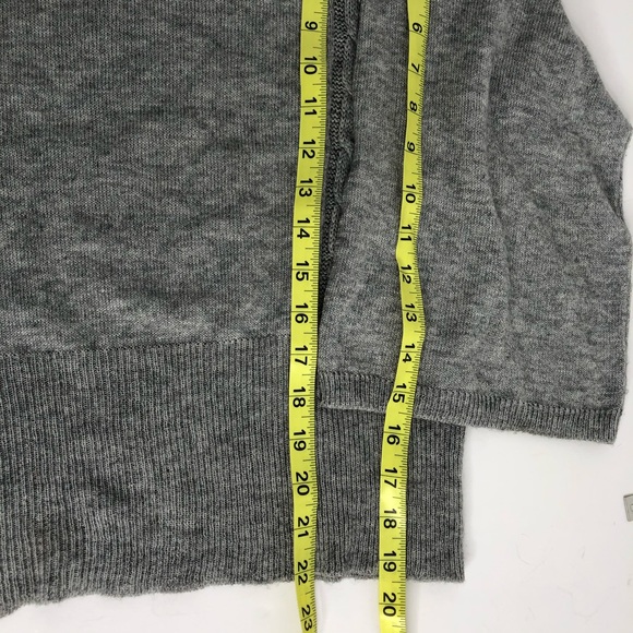 Sparrow Gray Kimi Turtleneck Wool Cable Sweater L - Picture 6 of 7